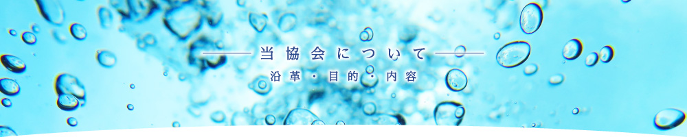 当協会について - 沿革・目的・内容